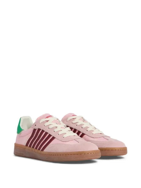 Sneakerși Dsquared2 cu dungi roz