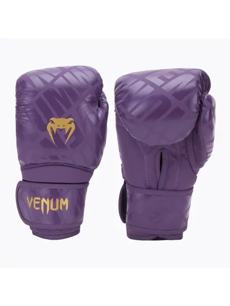 Boxerské rukavice Venum Contender XT Boxing dark purple fialové