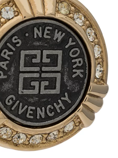 Náušnice Givenchy Pre-owned zlaté