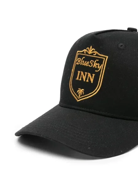 Мрежеста шапка с козирки Blue Sky Inn бродирана черно