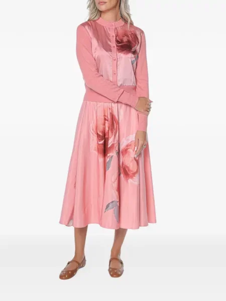 Cardigan Ted Baker cu model floral cu imagine roz