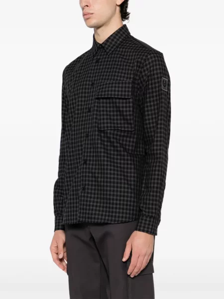 Cămașă Belstaff în carouri negru