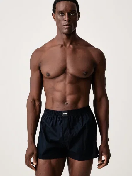 BOSS voľné boxerky pánske 2P Boxer S. CW Peach modrá