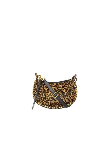 Torebka Isabel Marant Etoile z nadrukiem żółta