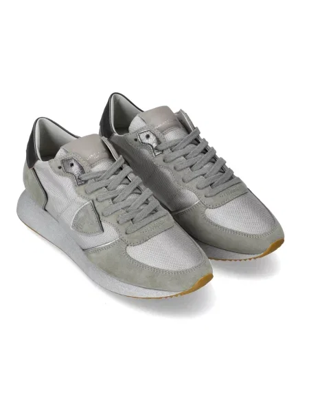 Buty do biegania Philippe Model zamszowe do biegania szare