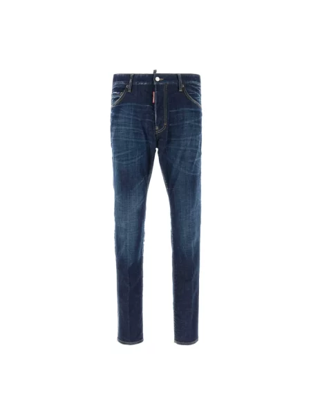 Jeansy Dsquared2 ze stretchu niebieskie