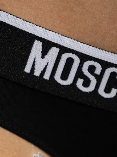 Brief bugyi Moschino autogrammal fekete