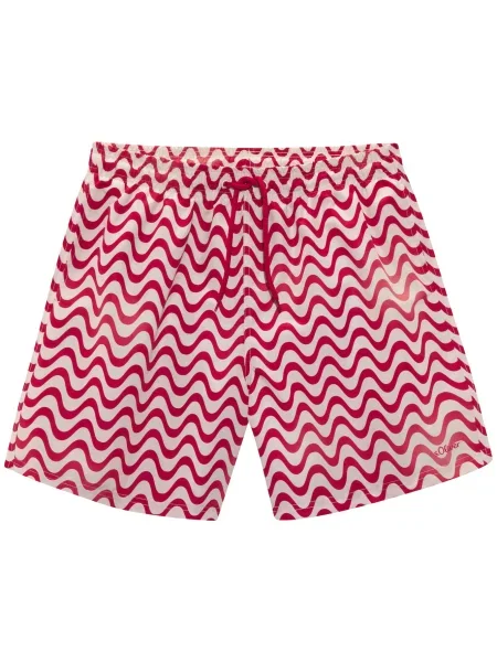 S.Oliver Șorturi de baie roșu alb
