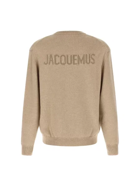 Sweter Jacquemus wełniany beżowy
