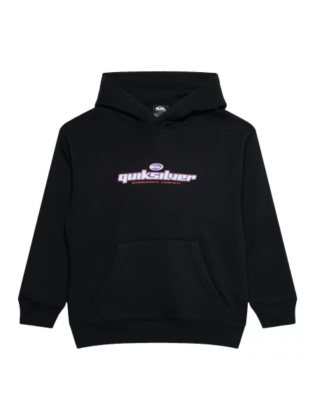 QUIKSILVER Μπλούζα φούτερ ανοικτό λιλά / μαύρο λευκό