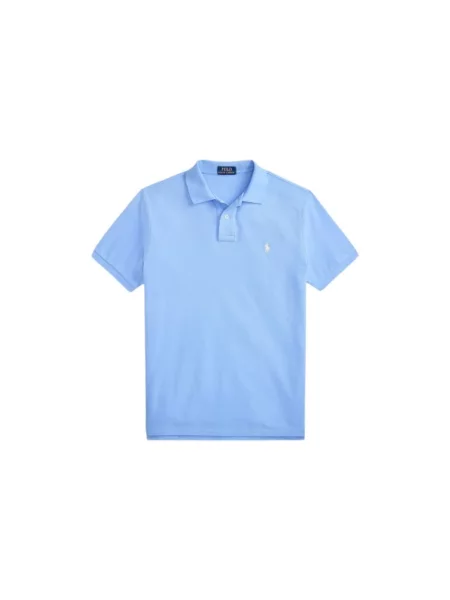 Polo Ralph Lauren Koszulki Mężczyzna M Koszulka Polo z Krótkim Rękawem Piqué niebieski
