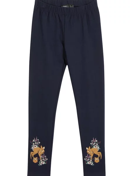 Legginsy termiczne niebieskie