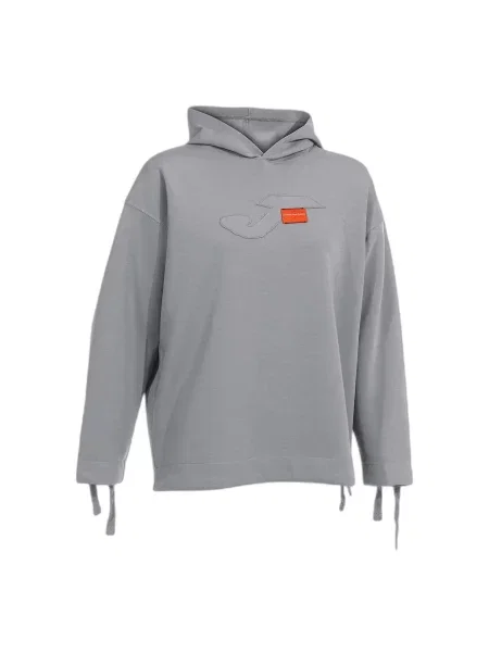 Bluza z kapturem z regulowanymi mankietami Joma Step szara