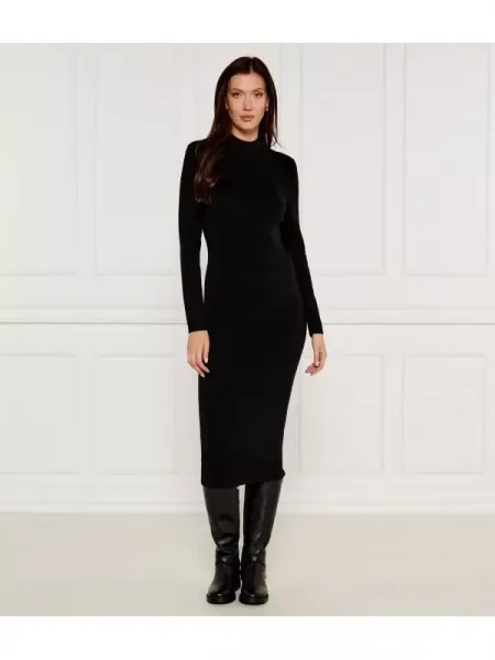 Michael Kors De lână rochie negru