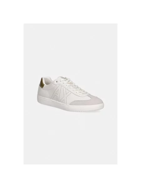 Sneakersy Armani Exchange zamszowe białe
