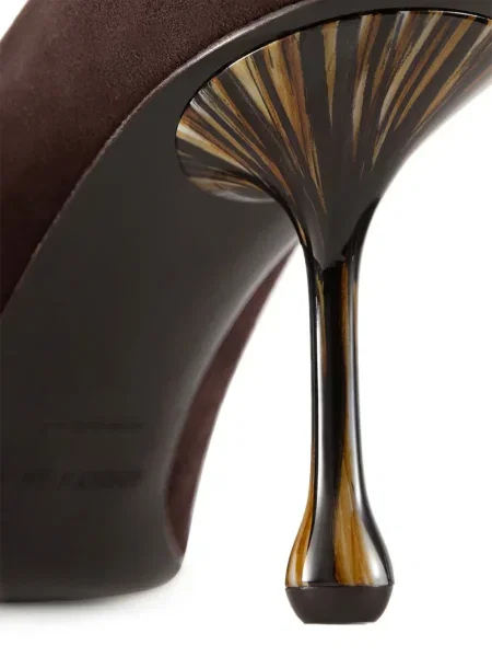 Pantofi cu toc Jimmy Choo maro