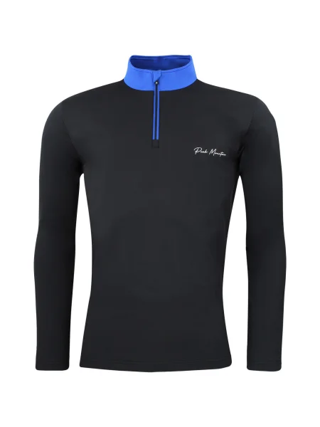 Tricou mânecă lungă Peak Mountain negru