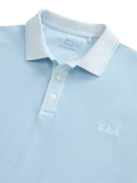 Tricou polo Woolrich albastru