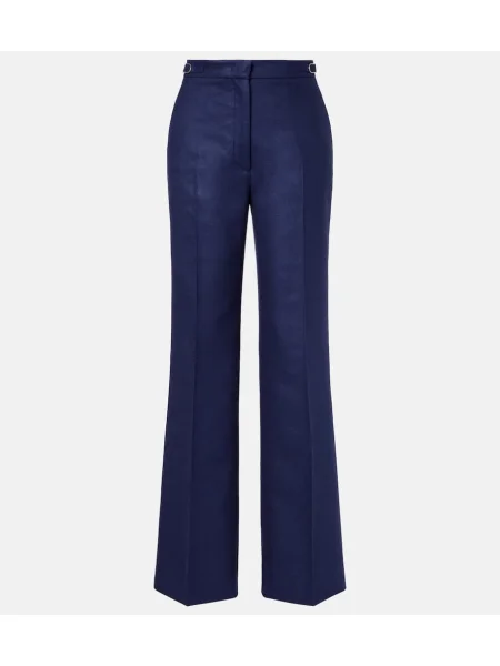 Hedvábná zvonová vesta Gabriela Hearst modrá