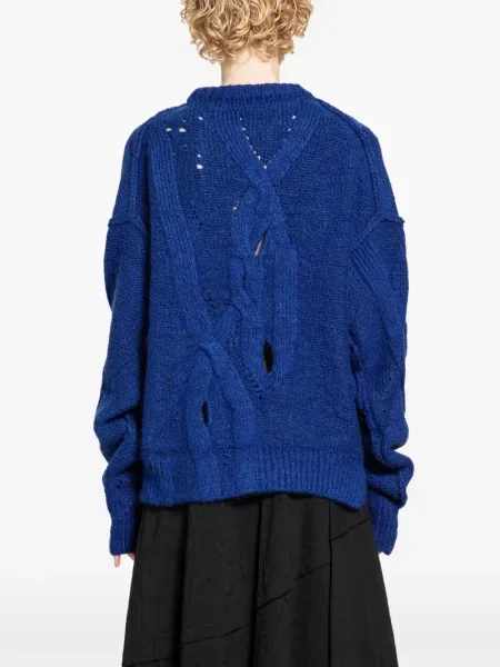 Pulover Halos zdrențuiți albastru