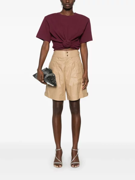 Pantaloni scurți Isabel Marant maro
