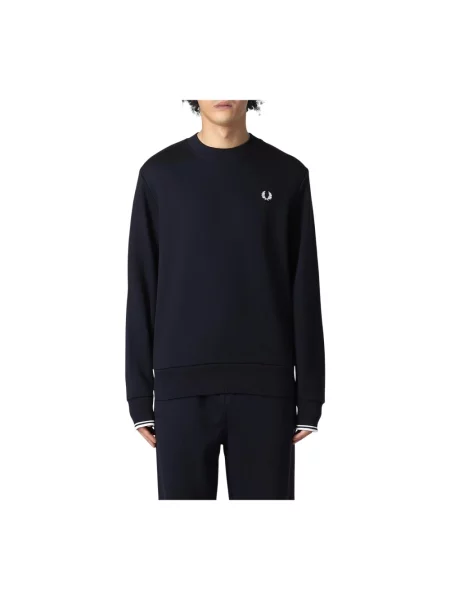 Bluza FRED PERRY Crewneck Sweatshirt Navy XL niebieska