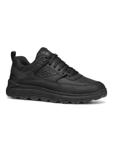 Sneakersy Geox skórzane czarne