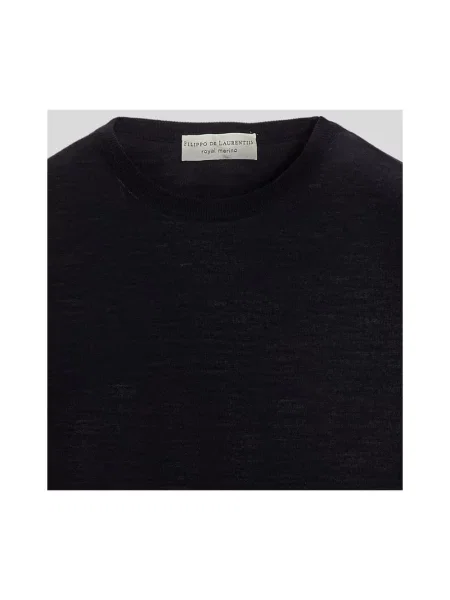 Lekki sweter Filippo De Laurentiis niebieski