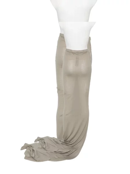 Fusta maxi Rick Owens Drkshdw din jerseu asimetrică