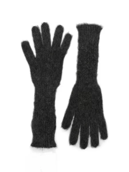 Mănuși Maison Margiela tricotate gri