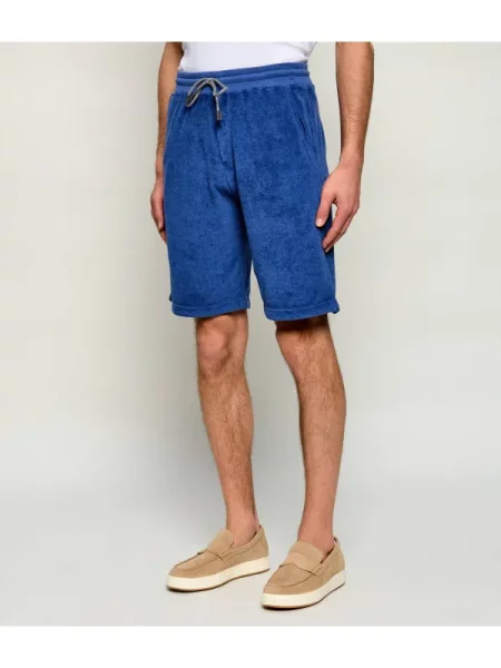 Gran Sasso Pantaloni scurți | Comfort fit frotir albastru