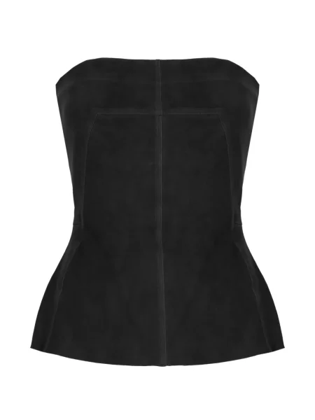 Bluzka Rick Owens bez ramiączek czarna