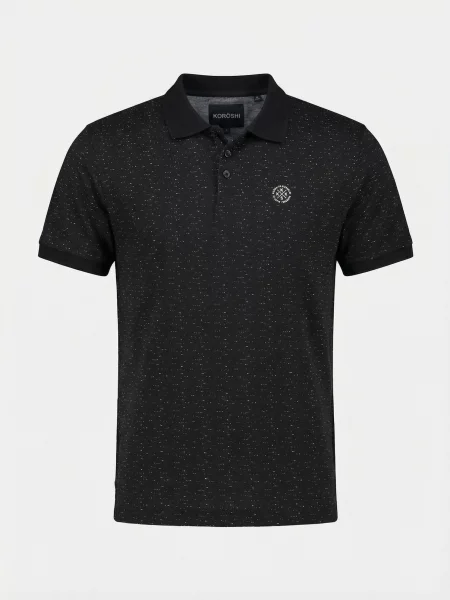 KOROSHI Tricou negru alb