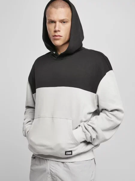 Суичър с качулка Urban Classics черно
