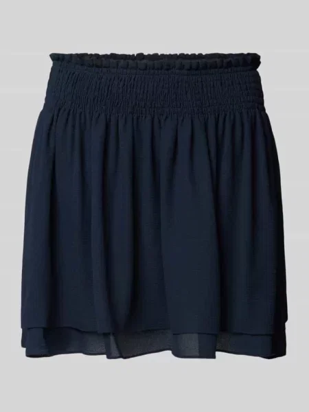 Spódnica mini z fakturą krepy model ‘SMILE’ Essentiel Antwerp