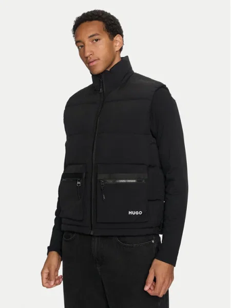 HUGO Vestă negru