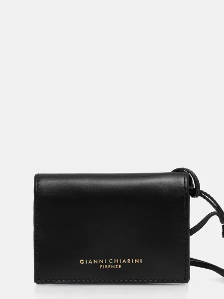 Gianni Chiarini etui na karty skórzane czarny