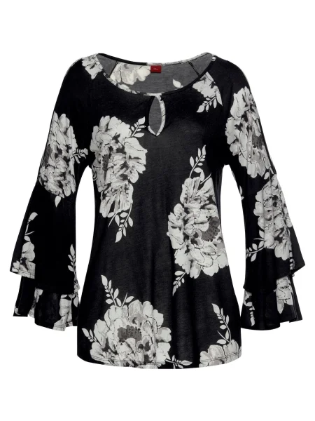 LASCANA Halenka černá bílá