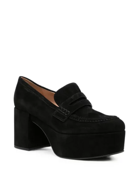 Pantofi loafer Gianvito Rossi cu platformă negru