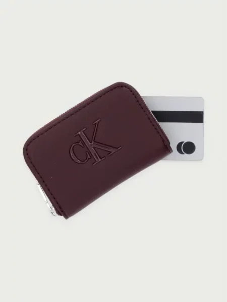 Calvin Klein Pénztárcák BOLD borvörös lila
