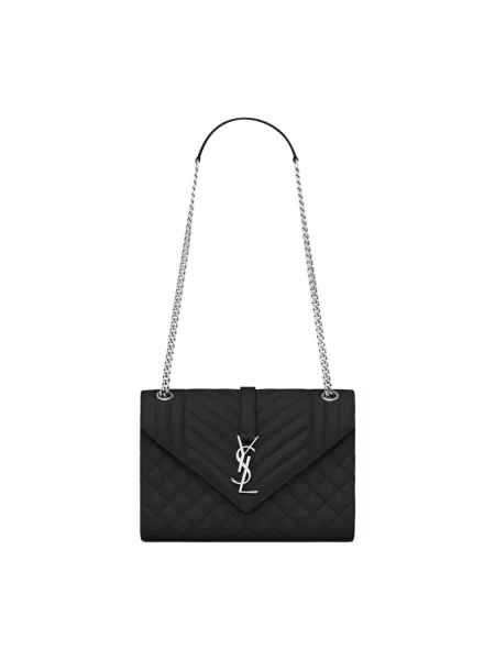 Torebka Saint Laurent skórzana czarna
