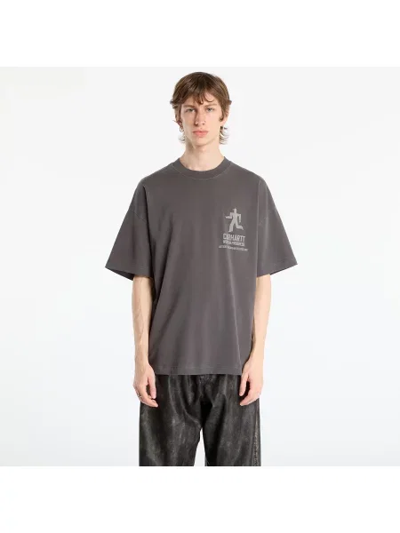 Póló Carhartt WIP S/S Distance T-Shirt UNISEX Graphite Stone Dyed XL