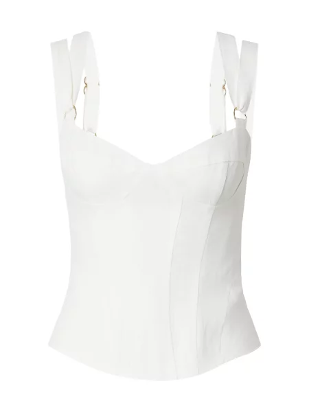 Bardot Top SERAFINA' alb