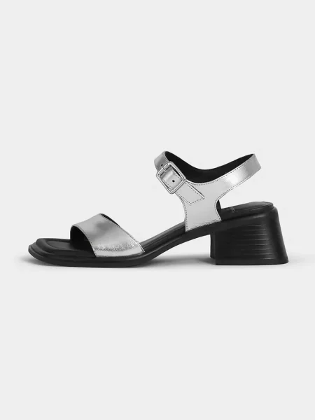 Кожени сандали Vagabond Shoemakers INES сребристо