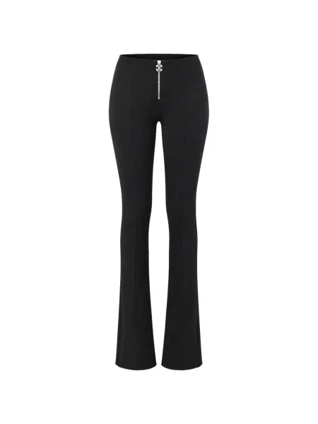 Pantaloni Off-white din jerseu alb