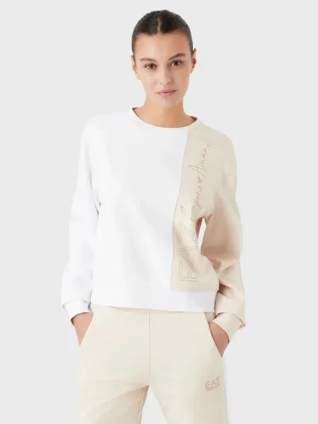 Світшот Tonal Block віскоза/поліамід білий