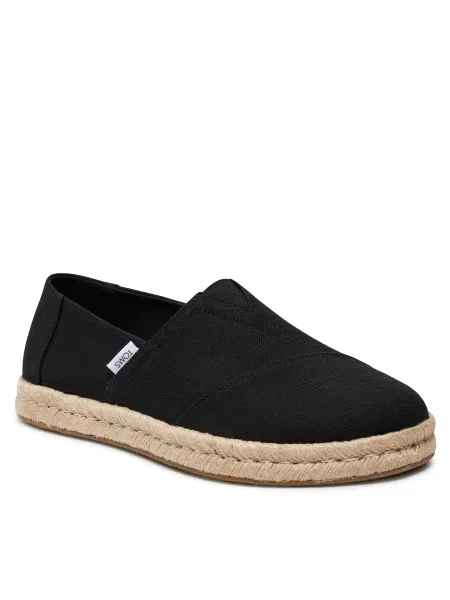 Espadrilky Toms čierna