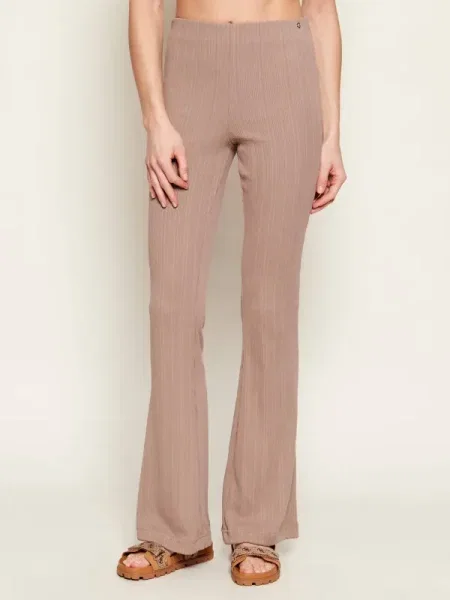 GUESS Pantaloni de tricot BELEN | flare fit bej