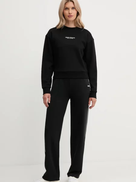Кофта Armani Exchange з принтом чорний