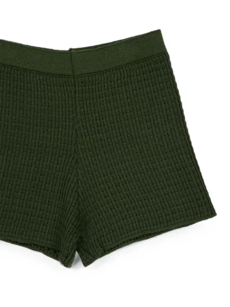 Pantaloni scurți Haight. tricotate verde